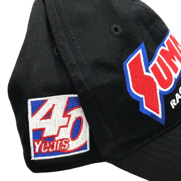 Summit Racing Equipment Baseball Cap Hat Mens One Size Black Cotton Adjustable - Picture 2 of 4
